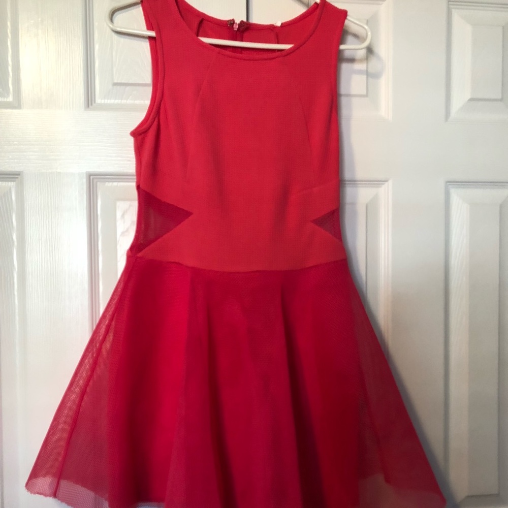 Boutique hot pink party dress